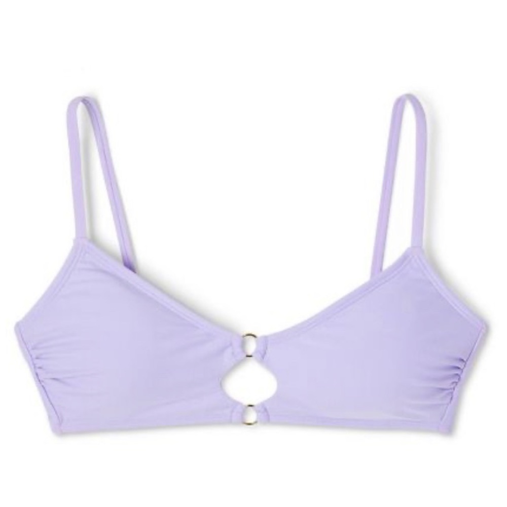 NWT WILD FABLE BIKINI TOP LIGHT PURPLE